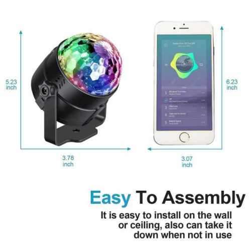 Super Cool Bright LED Mini Disco Colour Changing Party Light