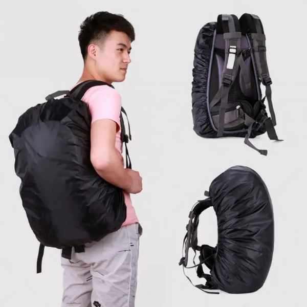 35L COLLAPSIBLE RAINPROOF / DUSTPROOF CAMPING OR HIKING BACKPACK COVER