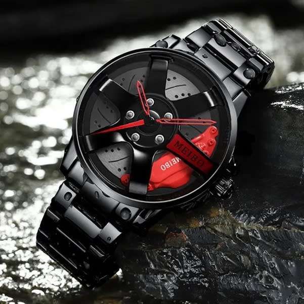 Mens Stunning MEIBO Magrim Spinner Design Sports Watch