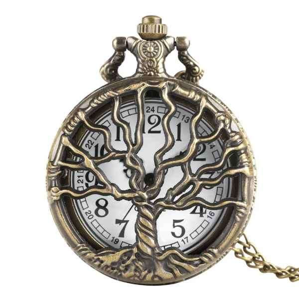 Cool  Vintage Look ` TREE OF LIFE `  Pocket Watch