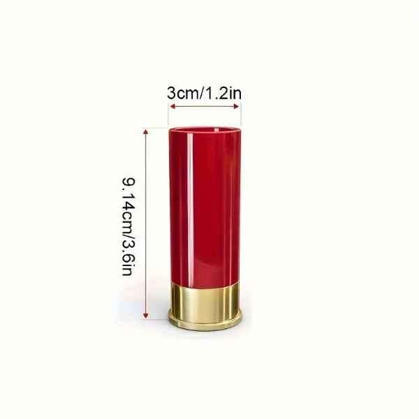 Stunning 12 Gauge Shotgun Shells Shot Glasses  ( Set of 4 )