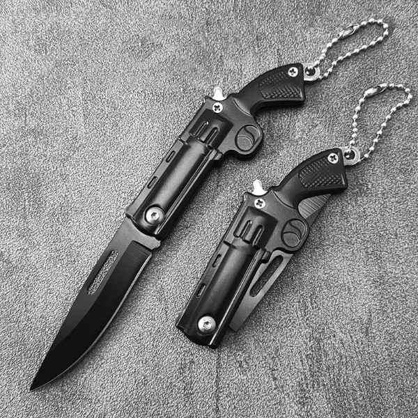 Brilliant Pistol Shaped Cold Steel Versatile Pocket Self Defense Knife