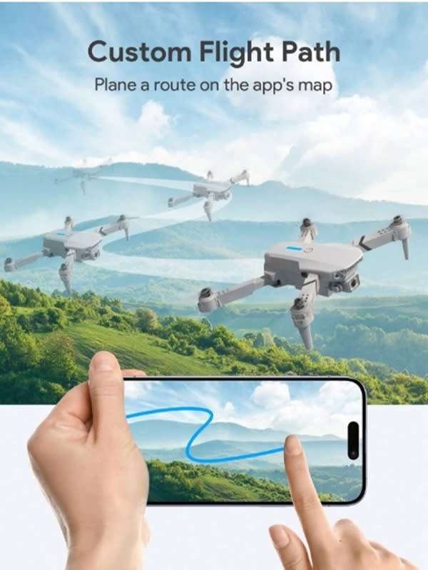 INCREDIBLE TECKWE E88 DRONEPRO  SUPER TECH 4K CAMERA DRONE