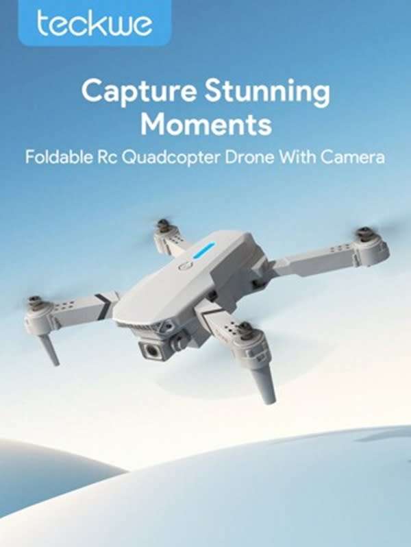 INCREDIBLE TECKWE E88 DRONEPRO  SUPER TECH 4K CAMERA DRONE