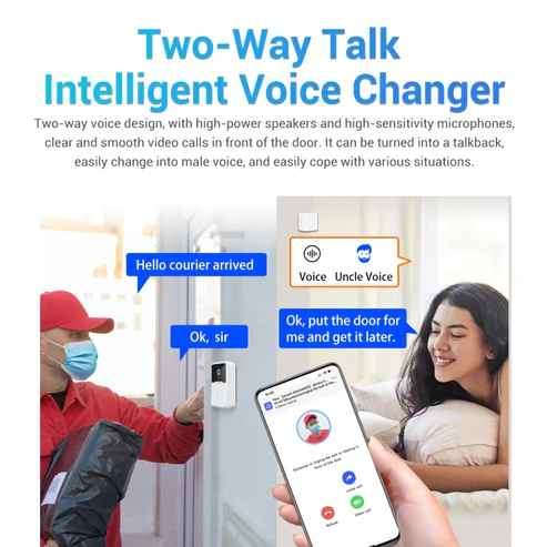 Smart WIFI Doorbell and Security Camera