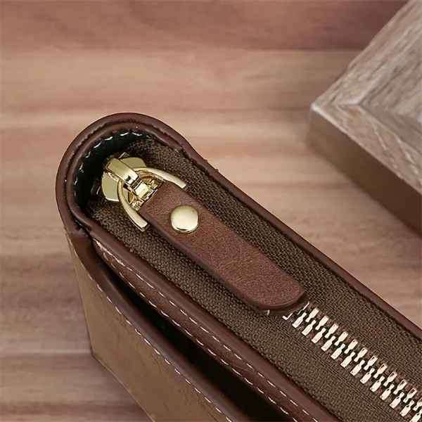 Mens Rugged Leather Bifold Supreme Quality Multislot Wallet