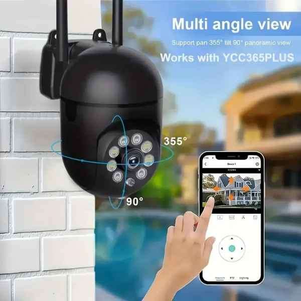 INCREDIBLE STEALTHY 1080P WIRELESS WIFI SECURITY WALL MOUNTED HD CAMERA