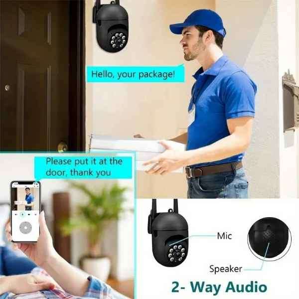 INCREDIBLE STEALTHY 1080P WIRELESS WIFI SECURITY WALL MOUNTED HD CAMERA