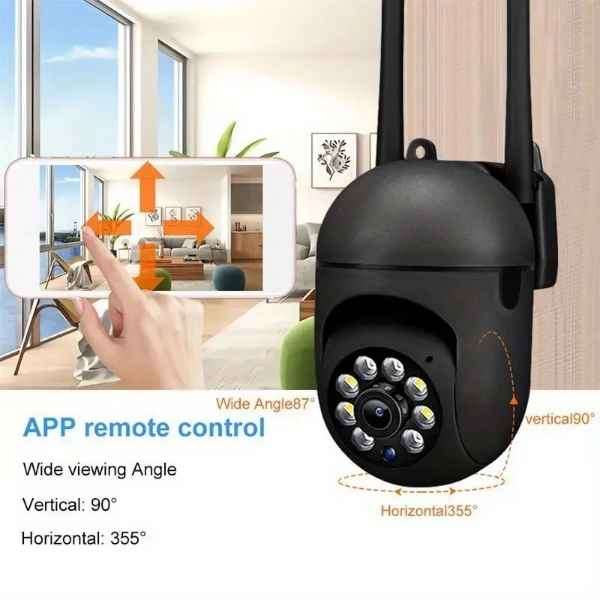 INCREDIBLE STEALTHY 1080P WIRELESS WIFI SECURITY WALL MOUNTED HD CAMERA