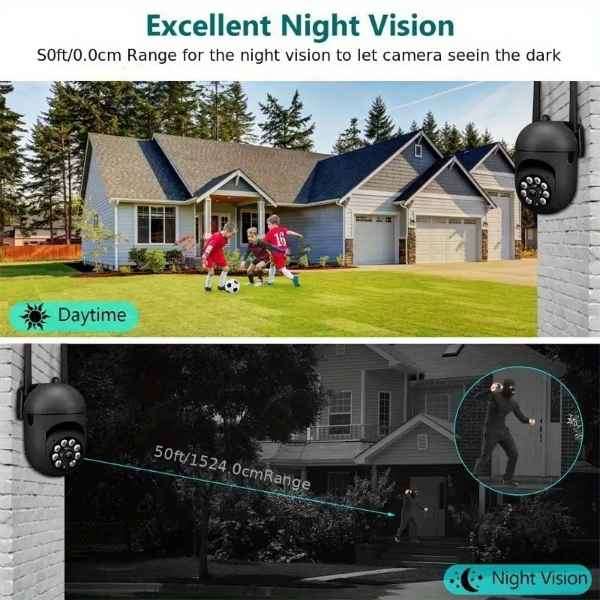 INCREDIBLE STEALTHY 1080P WIRELESS WIFI SECURITY WALL MOUNTED HD CAMERA