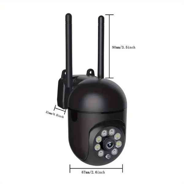 INCREDIBLE STEALTHY 1080P WIRELESS WIFI SECURITY WALL MOUNTED HD CAMERA