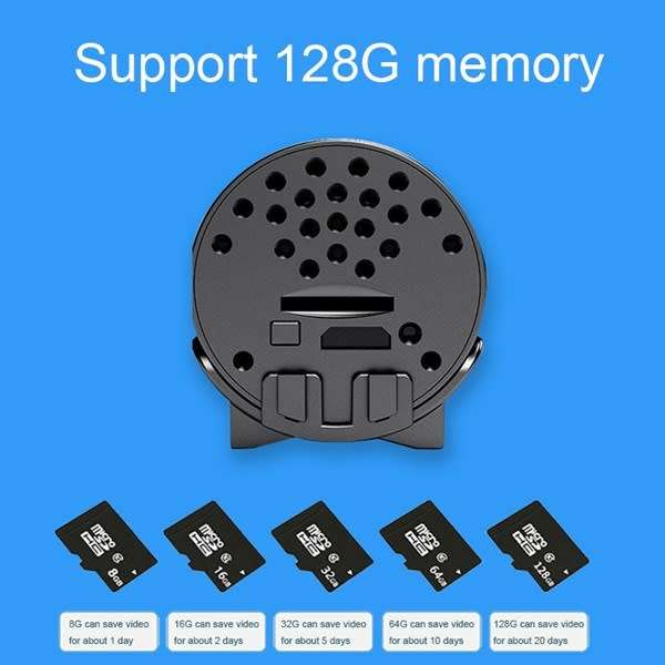 1080p X3 Mini HD WiFi 2.4G Security Camera