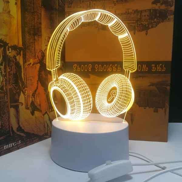 Stunning & Unique 3D Visualisation Desk or Bedroom Night Lamp