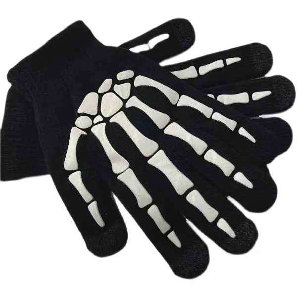 Awesome Glow in the Dark Skeleton Multi Activity Stretch Gloves
