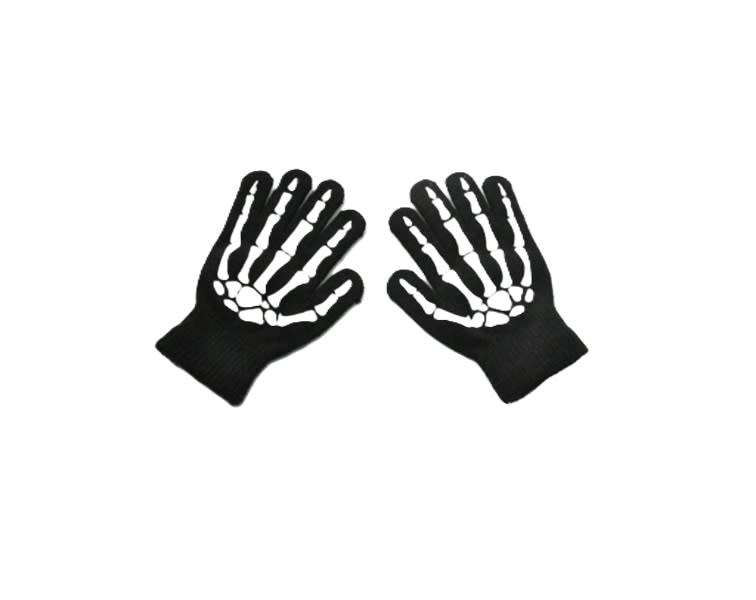 Awesome Glow in the Dark Skeleton Multi Activity Stretch Gloves