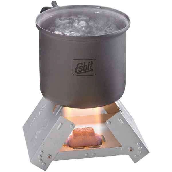 Brilliant Solid , Foldable & Portable On the Go Pocket Outdoors Stove