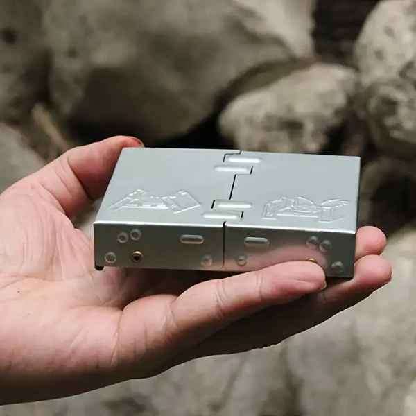Brilliant Solid , Foldable & Portable On the Go Pocket Outdoors Stove