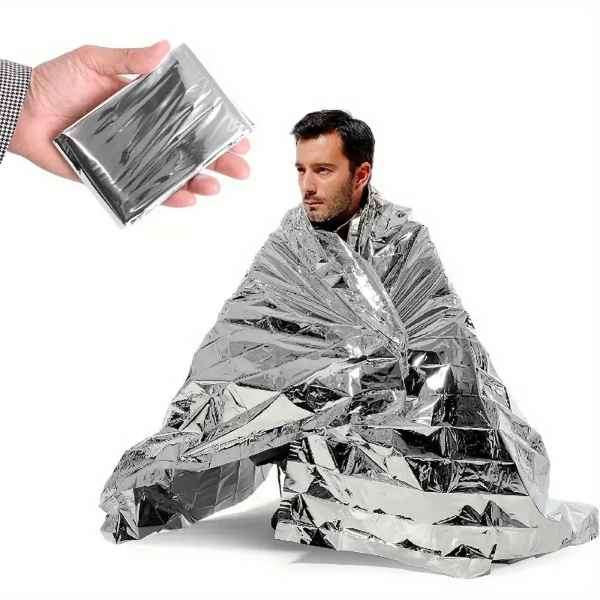 Mylar Outdoors & Emergency Thermal Solar Blanket