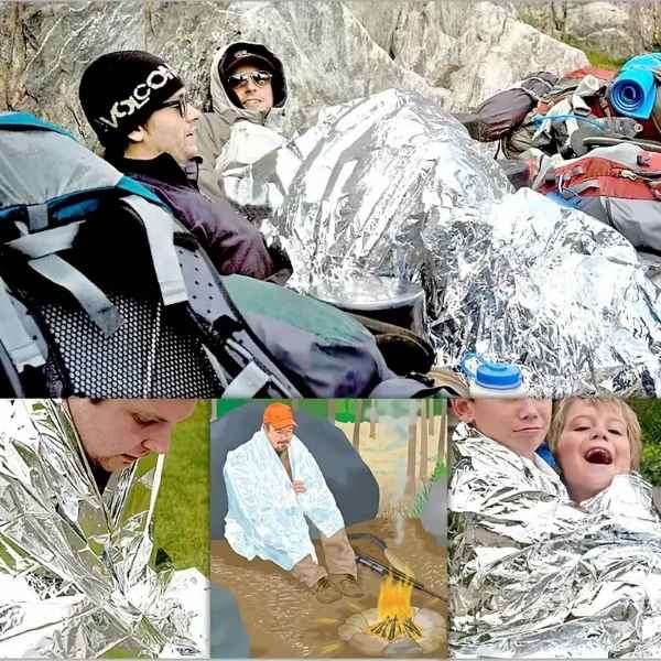 Mylar Outdoors & Emergency Thermal Solar Blanket
