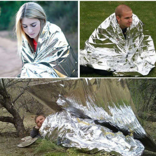 Mylar Outdoors & Emergency Thermal Solar Blanket