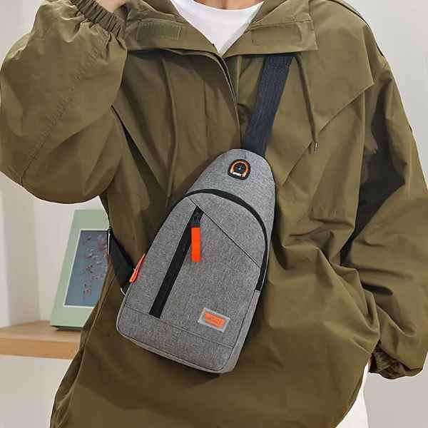 Stylish , Slim & Versatile Chest & Crossbody Daypack Sling Bag