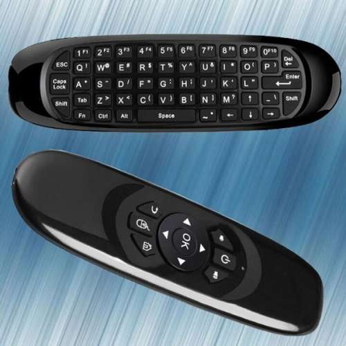2.4GHz 6-Axis Gyroscope Wireless Air Mouse with QWERTY Keyboard / Remote Control