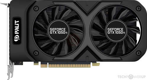 Palit GeForce GTX 1050 Ti Dual OC 4GB GDDR5