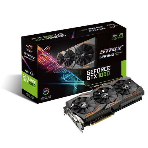 Asus GTX 1060 6G Strix GDDR5