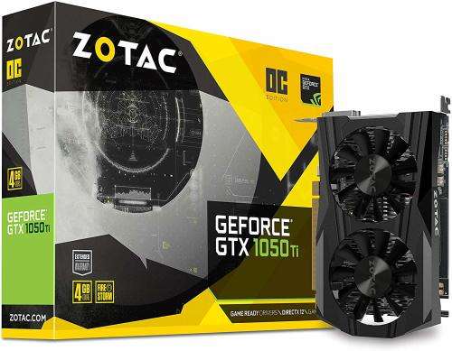 Zotac GTX 1050 Ti OC Edition 4GB GDDR5