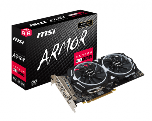 MSI Radeon RX 580 Armor 8Gb OC GDDR5 256bit