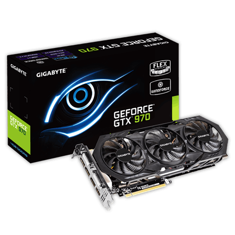 Gigabyte GTX970 Windforce 3X 4GB GDDR5 256bit