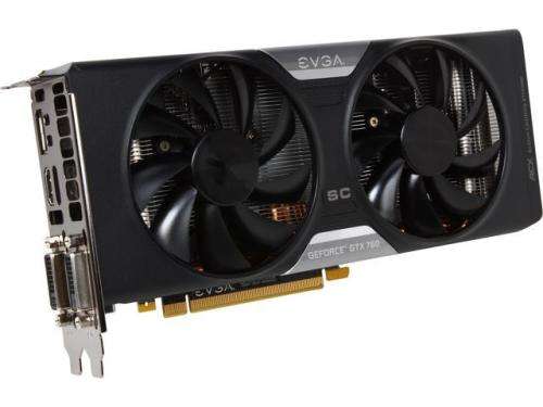 EVGA GTX760 2GB SC ACX Cooler GDDR5 256bit
