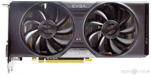 EVGA GTX760 2GB SC ACX Cooler GDDR5 256bit