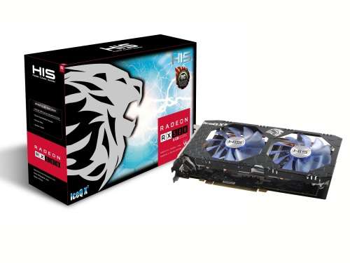 HIS RX 580 IceQ X² OC 8GB GDDR5 256bit