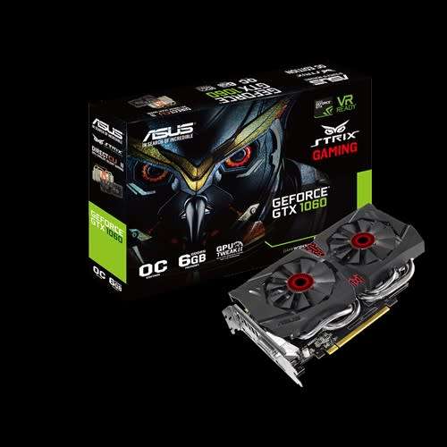 Asus GTX 1060 6G Strix GDDR5