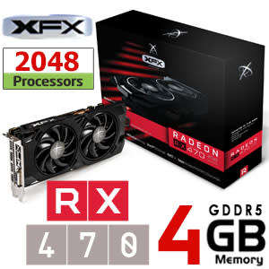 XFX RX 470 RS Black Edition 4GB GDDR5