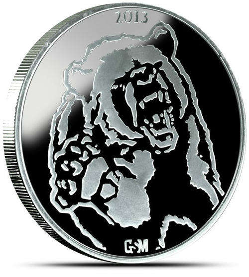 2013 Bull & Bear BU 0.999 1oz Silver Silver Round