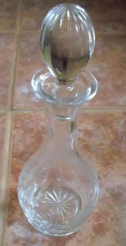 Genuine Large Lead Crystal decanter....