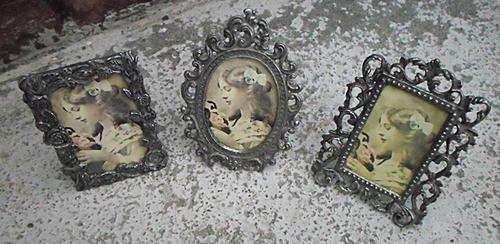 Set of 3  Metal Photo Frames.....