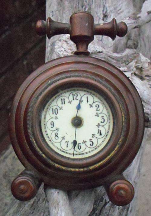 Early 1800s French Clock.. ( Porcelain face) (not working)