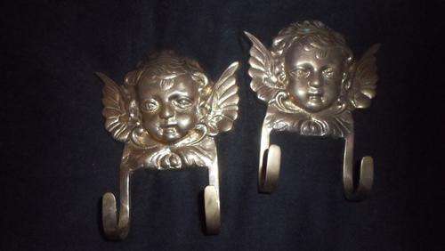 BEAUTIFUL ANGEL\SHRUBS BRASS HEADS   (  HOOKS )