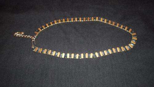 BEAUTIFUL  VINTAGE  NECKLACE  WITH BLUE STONES