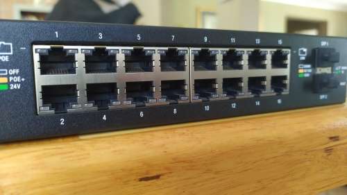 Ubiquiti 16 port POE EdgeSwitch