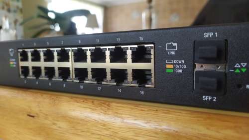 Ubiquiti 16 port POE EdgeSwitch