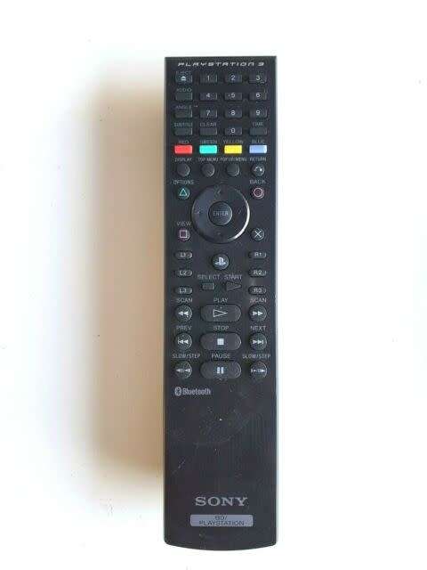 Sony Ps3 PlayStation 3 BD Remote Control (bluetooth) adds Netflix support, TV controls