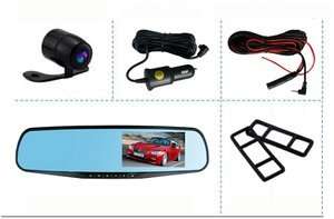 Vehicle Blackbox DVR Rearview Display Car Dashboard Camera | Dash Cam | Car Camera