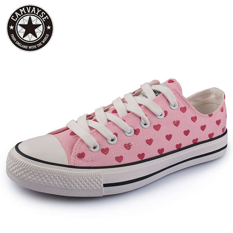 CAMVAYSE (England) Casual Canvas Sneaker Shoes - Pink