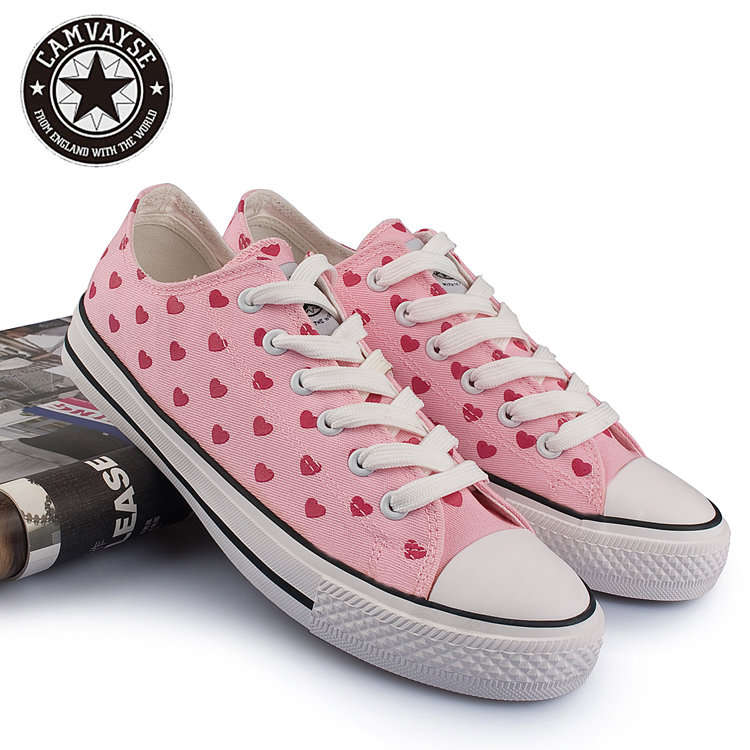 CAMVAYSE (England) Casual Canvas Sneaker Shoes - Pink