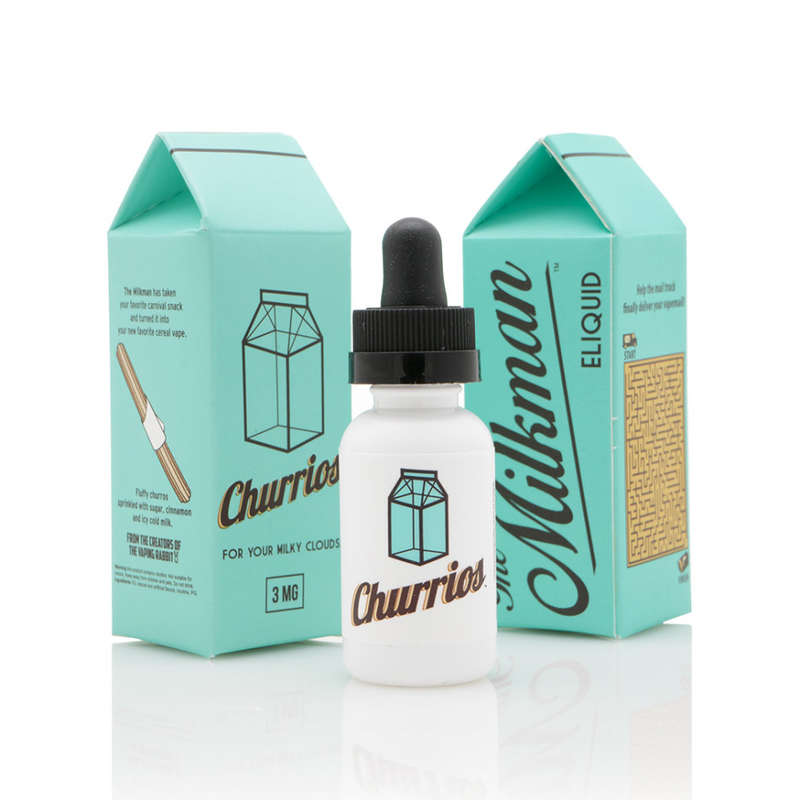 CHURRIOS BY THE MILKMAN E-Liquid/Vape Juice/Smoke Juice 30ml 0mg Clone