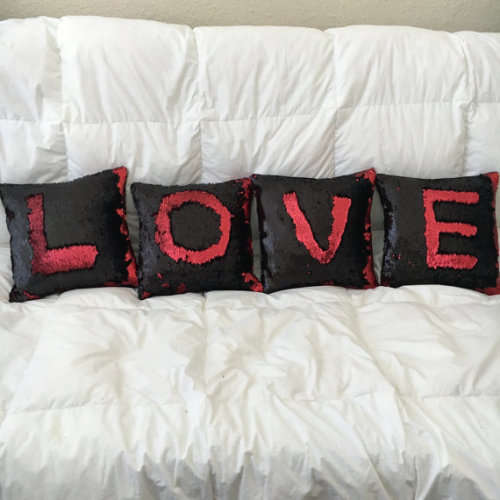 Color Changing Pillow Mermaid Magical Reversible Colour Sequin Glam Pillowcase Cushion Cover